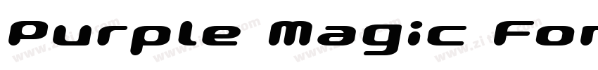 Purple Magic Font字体转换